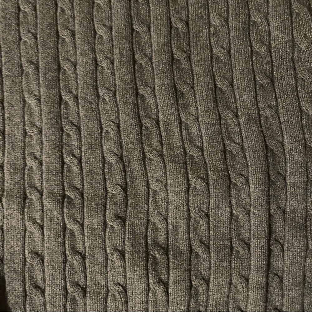 Janie and Jack Charcoal Cable Knit Sweater - Picture 6 of 6